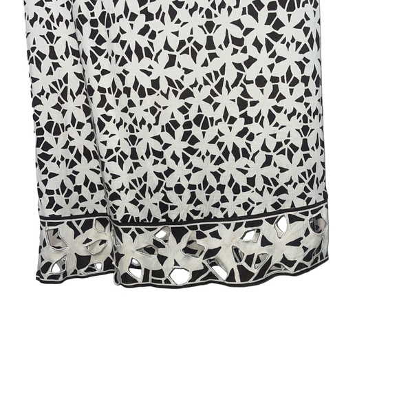 Diane Von Furstenburg Dress Womens 100% Silk Floral Mini Sheath Dress Sz 8 - Picture 3 of 11